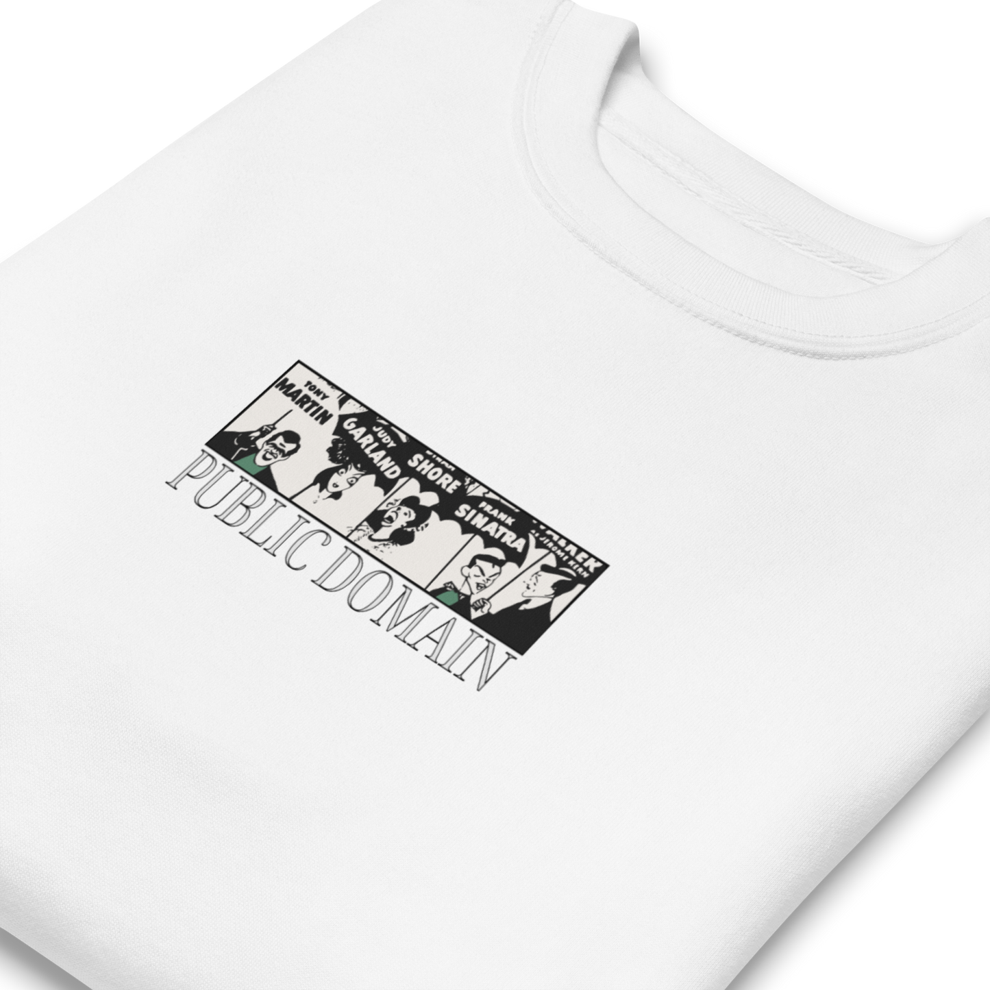 Classic Film Sweatshirt 100% Cotton White