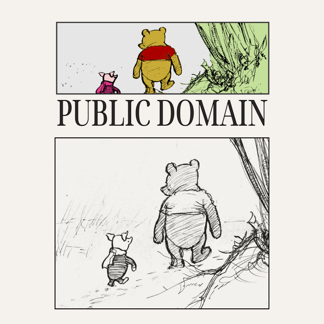 Winnie the Pooh Public Domain Design