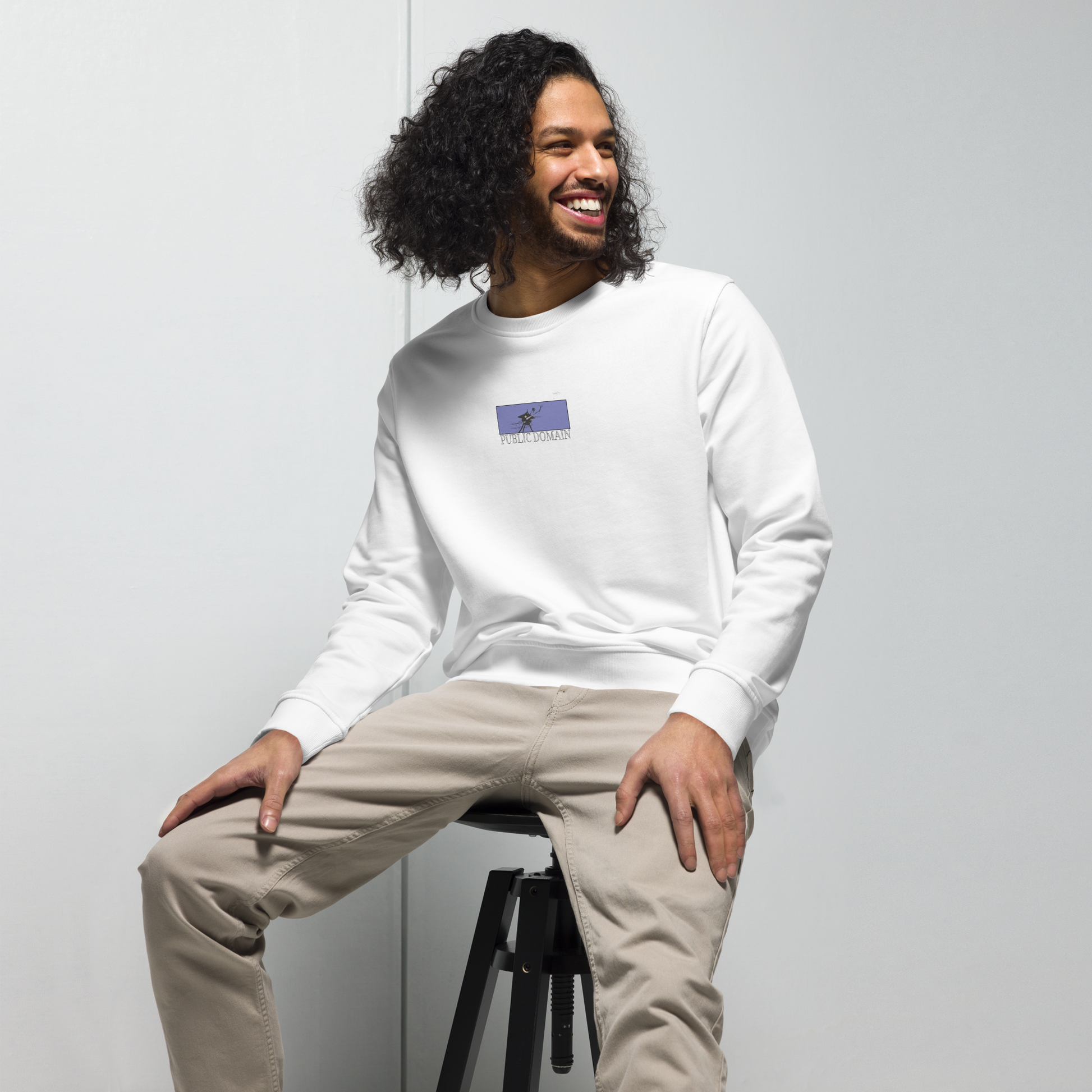 Man With White War of the Worlds Sc-Fi Sweatshirt