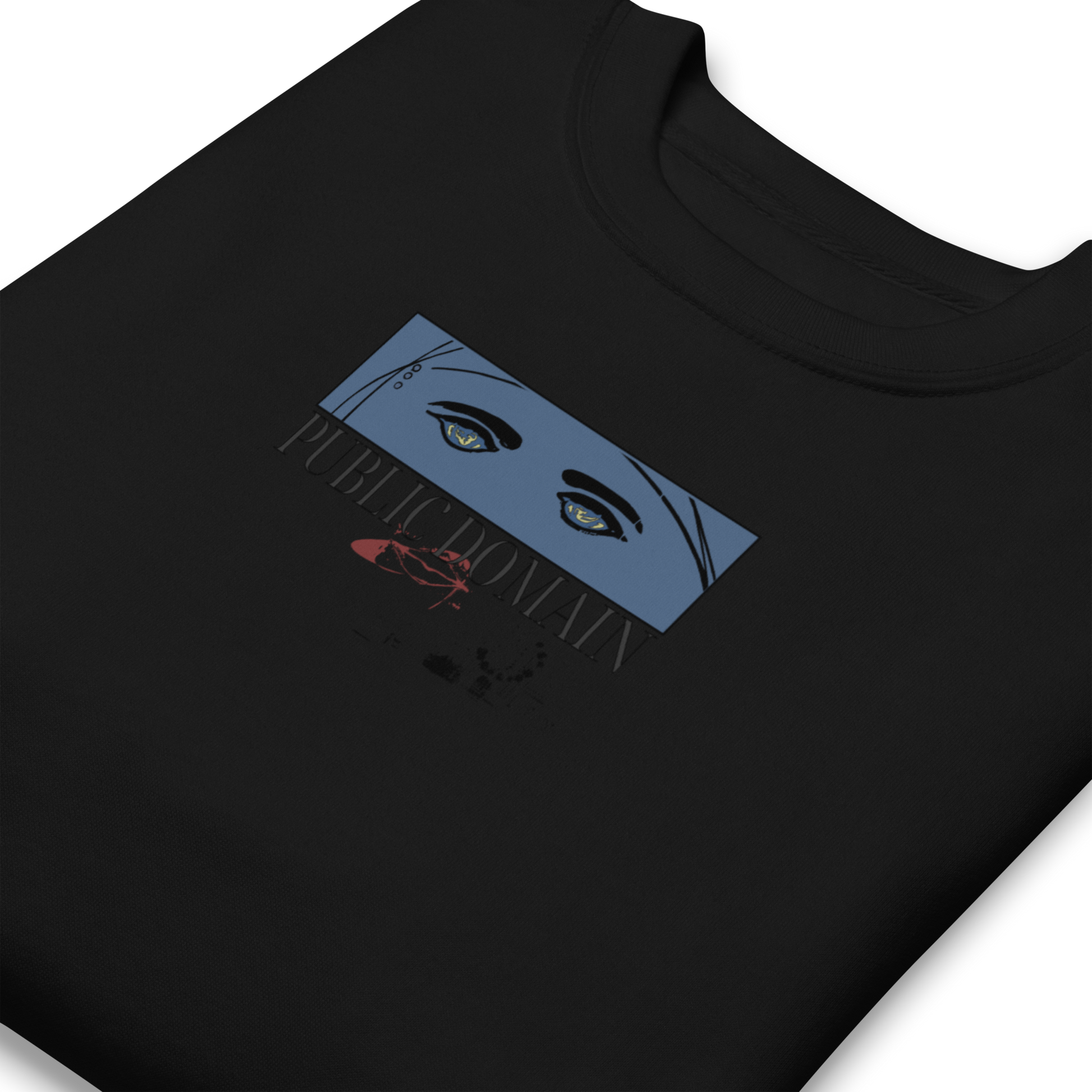 Black Great Gatsby sweatshirt (Folded)