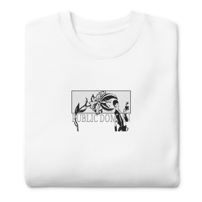 Little Shop of Horrors Sweatshirt Mock Up White